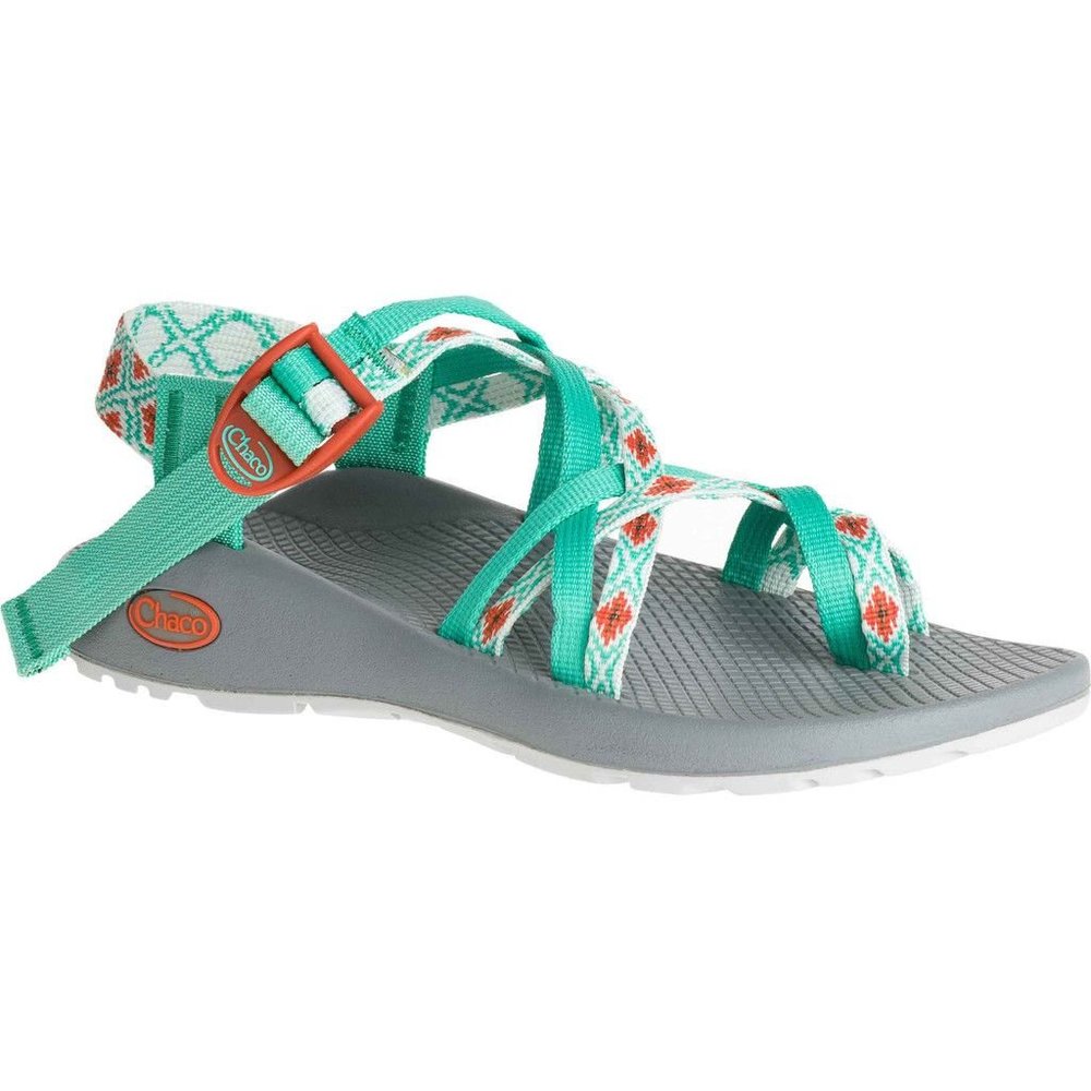 Chaco Sandals Size 7 Grey & Turquoise